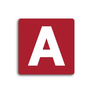 SSS ID Sign, 1-Digit, 18"x18"